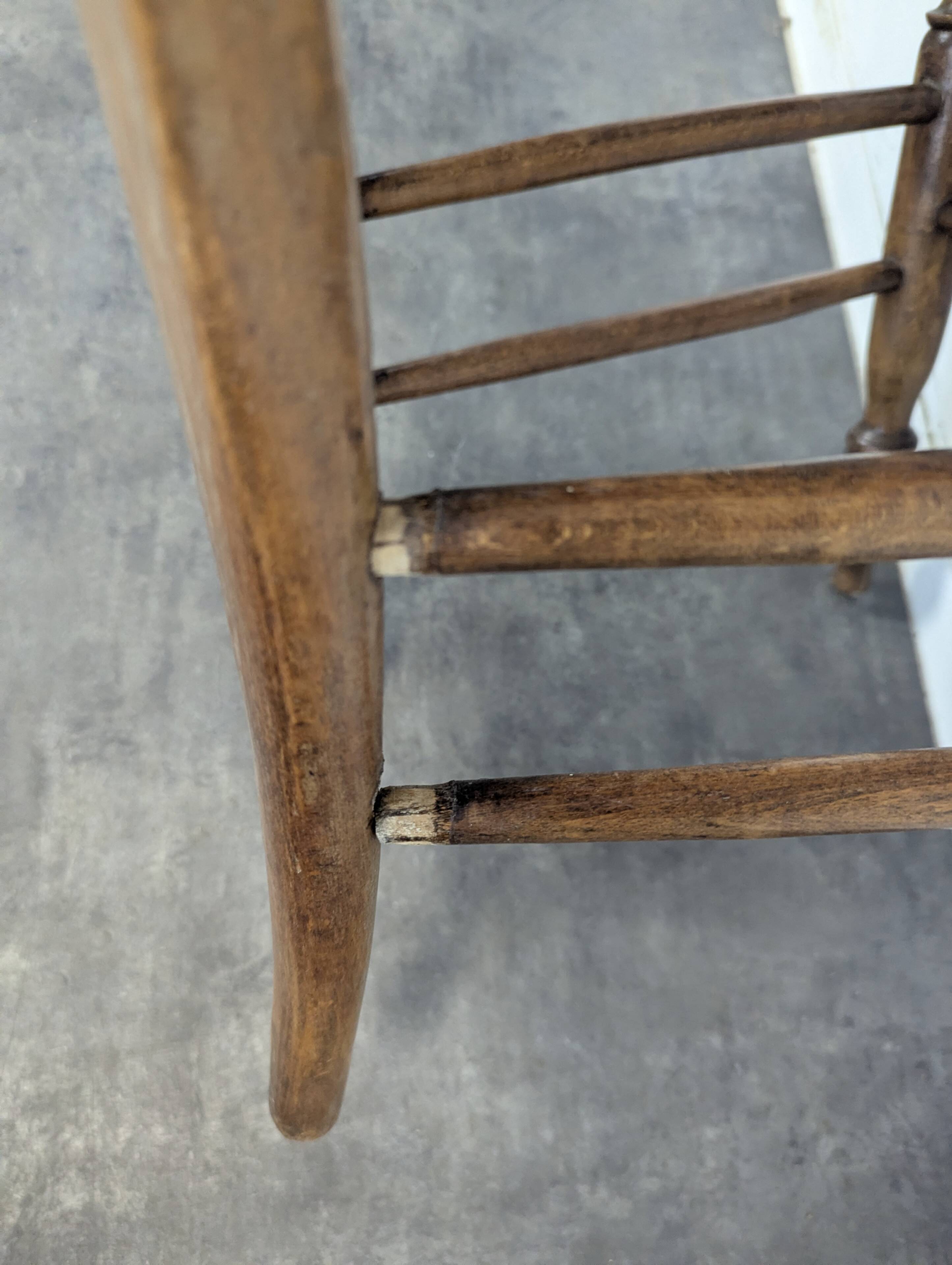 Pair of bedroom chairs from the late 19th century.
