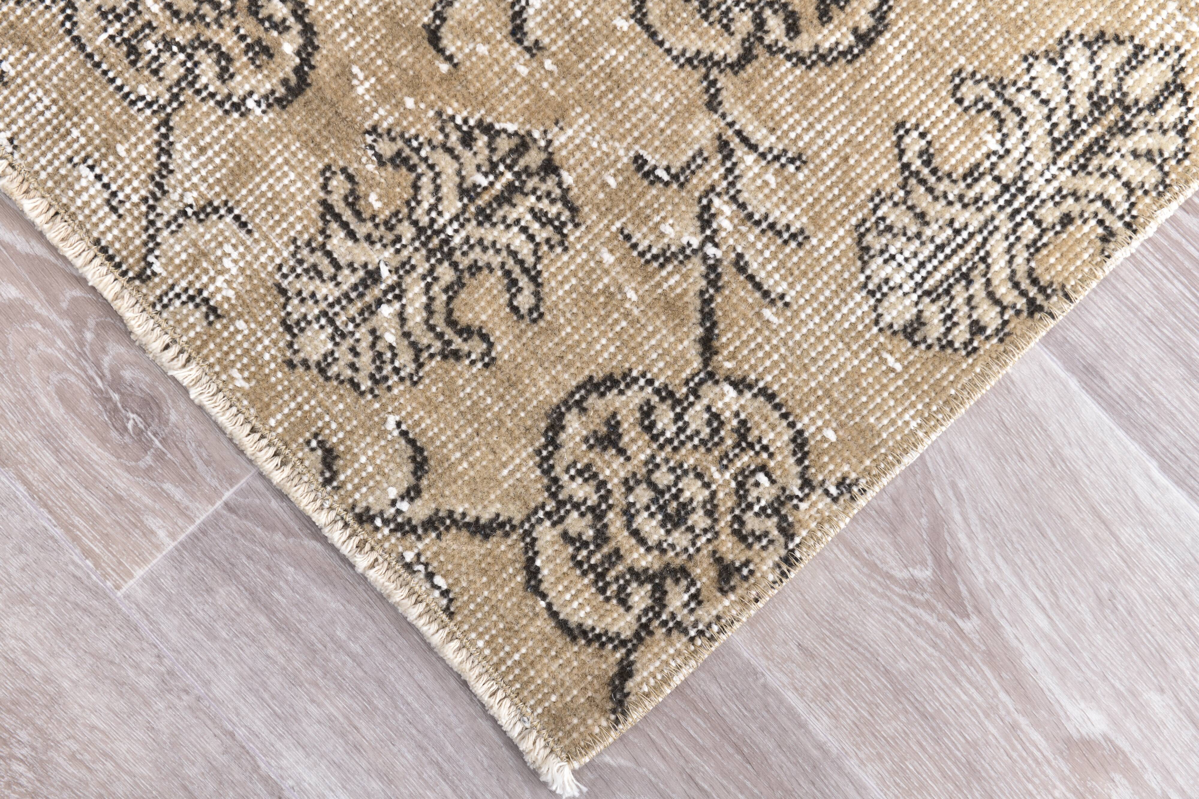 Light Mustard & Black Turkish Rug 215x296Cm SK 240852