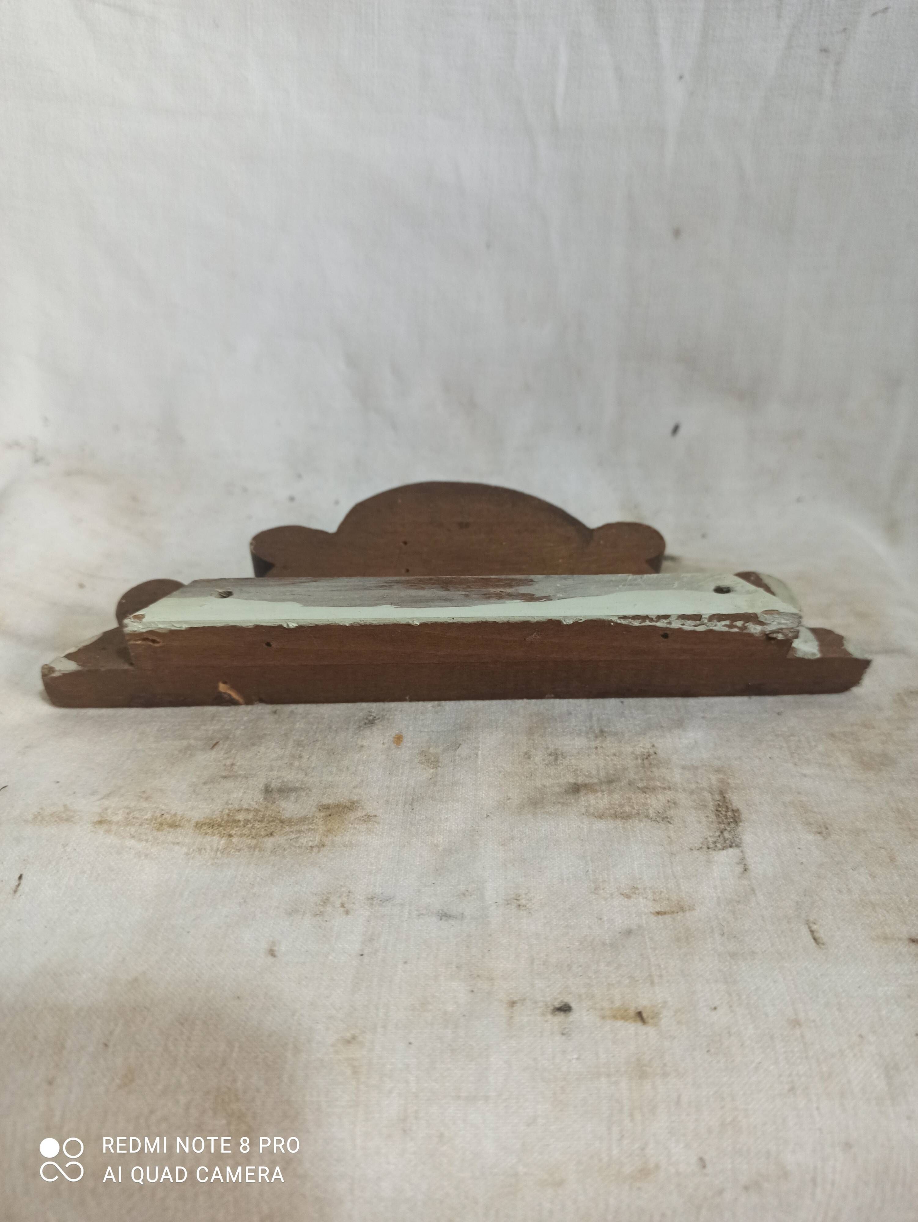 old wooden pediment - decorative ornament