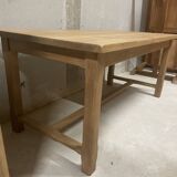 Solid oak farmhouse table