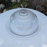 Dish bell accompanied by its dish arcoroc