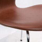 Ensemble de 4 chaises, modèle 3107, conçu par Arne Jacobsen et fabriqué par Fritz Hansen