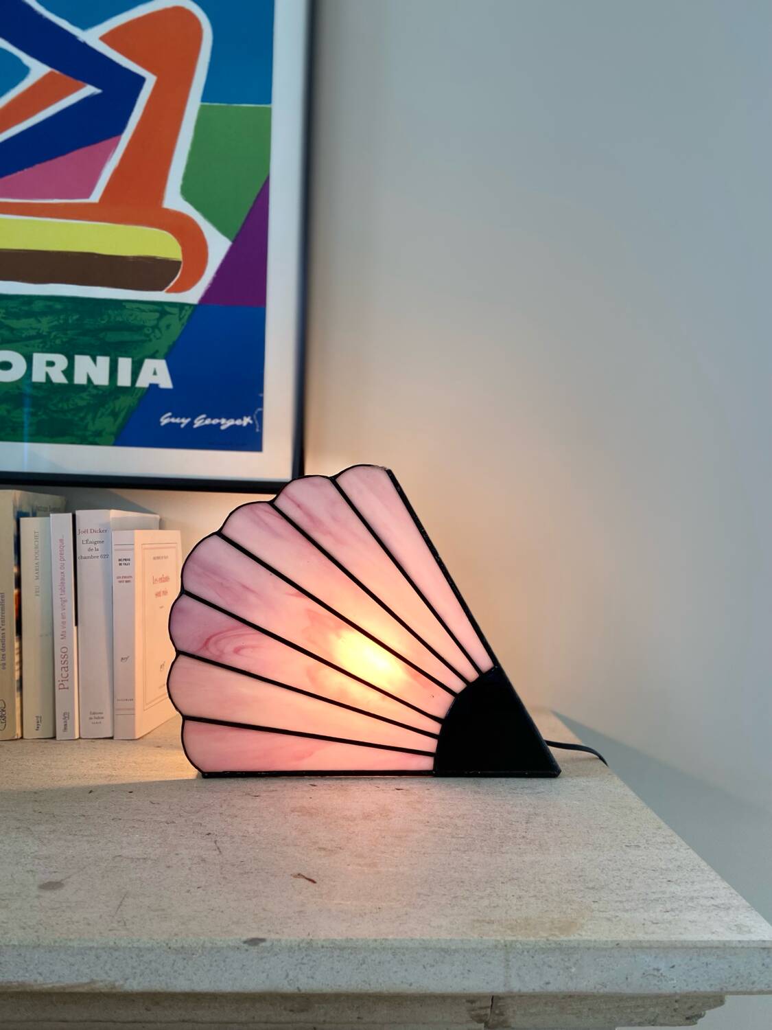 "Tiffany" style wall light - 1970.