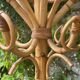 Porte manteau perroquet en rotin 70’