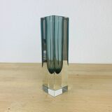 Sommerso vase soliflore in Murano glass