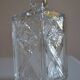 Cut crystal whisky decanter