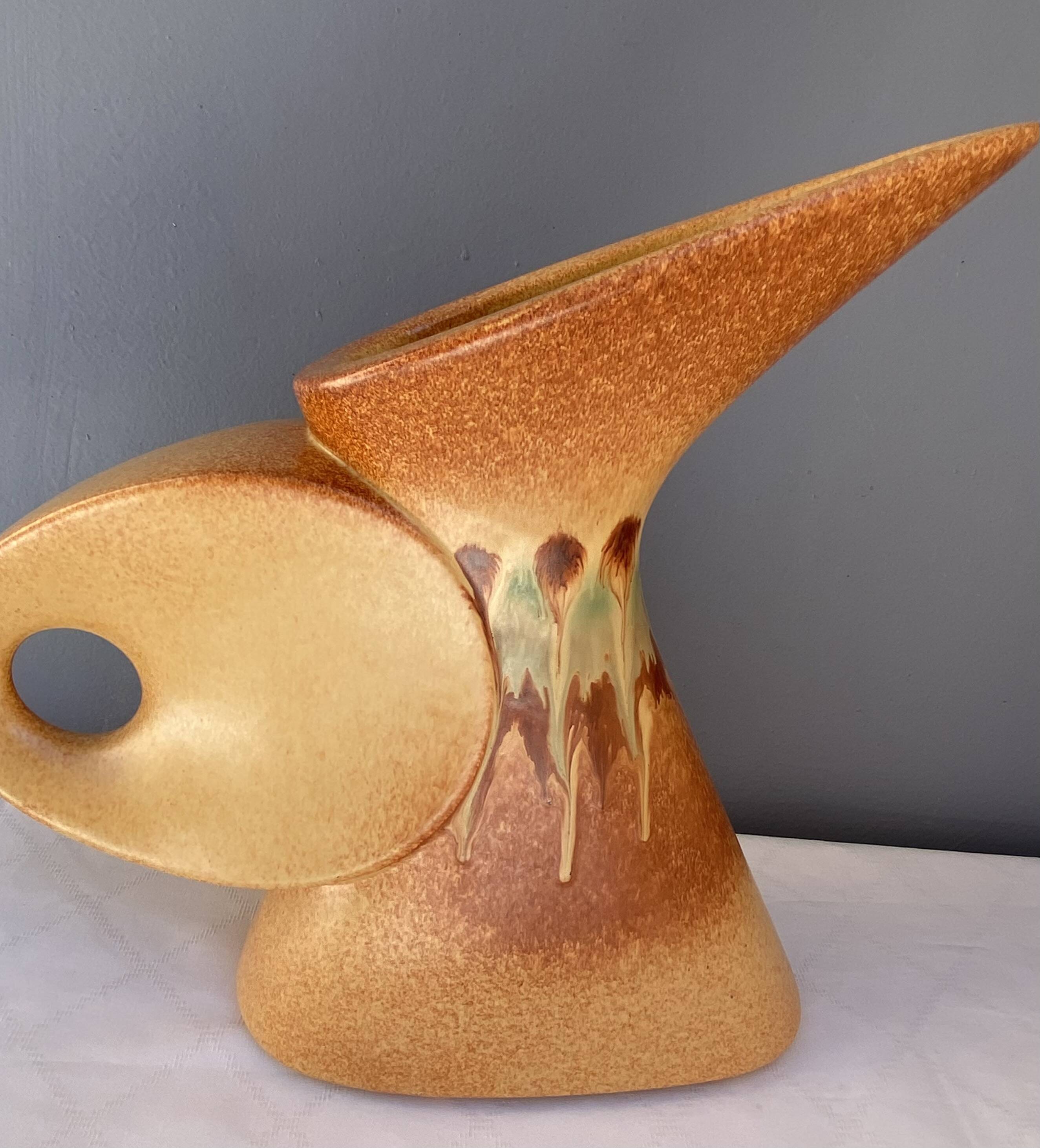 Bertoncello ceramic vase, Italy, 1960s