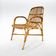 Mid-Century Rattan Armchair, Czechoslovakia, 1970s