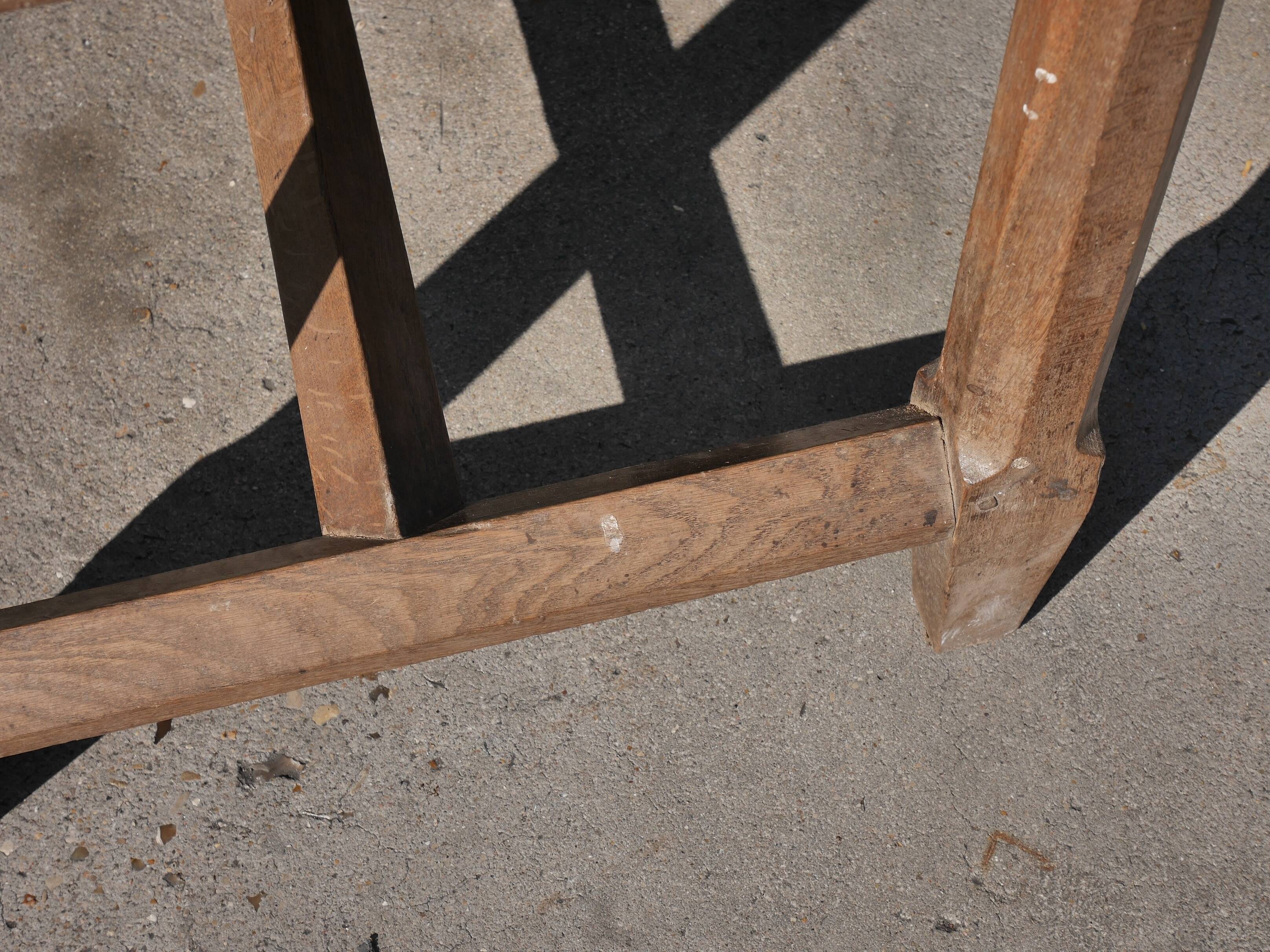 Oak farm table