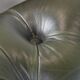 Magnifique fauteuil club en cuir de vachette verte de style anglais.