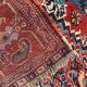 Ancient persian ghashghai carpet 130x182 cm