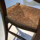 Mulched wooden chair