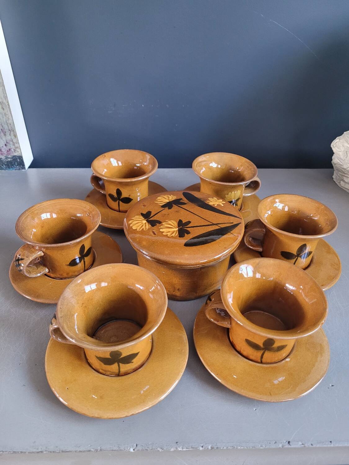 Vintage porcelain coffee set