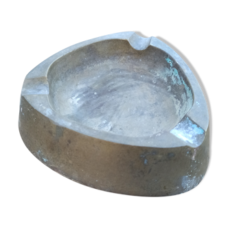 Old bronze ashtray