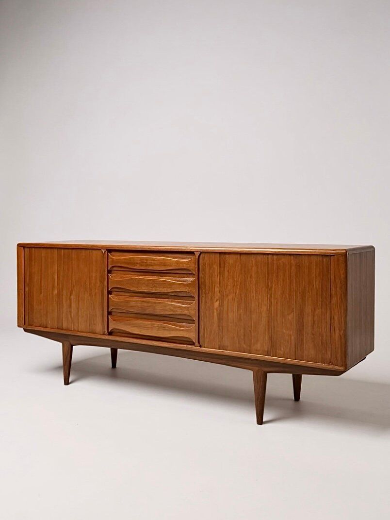Buffet scandinave en teck par Bernhard Pedersen & Søn, années 1960-70