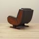 Leather armchair, Italian design, 1970s, production: Italy
