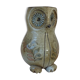 Vase chouette zoomorphe en grès vintage