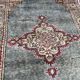 Vintage carpet in silk and cotton Kayseri Turkey 102x21cm