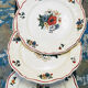 Lot of 6 dessert plates Sarreguemines model Agreste
