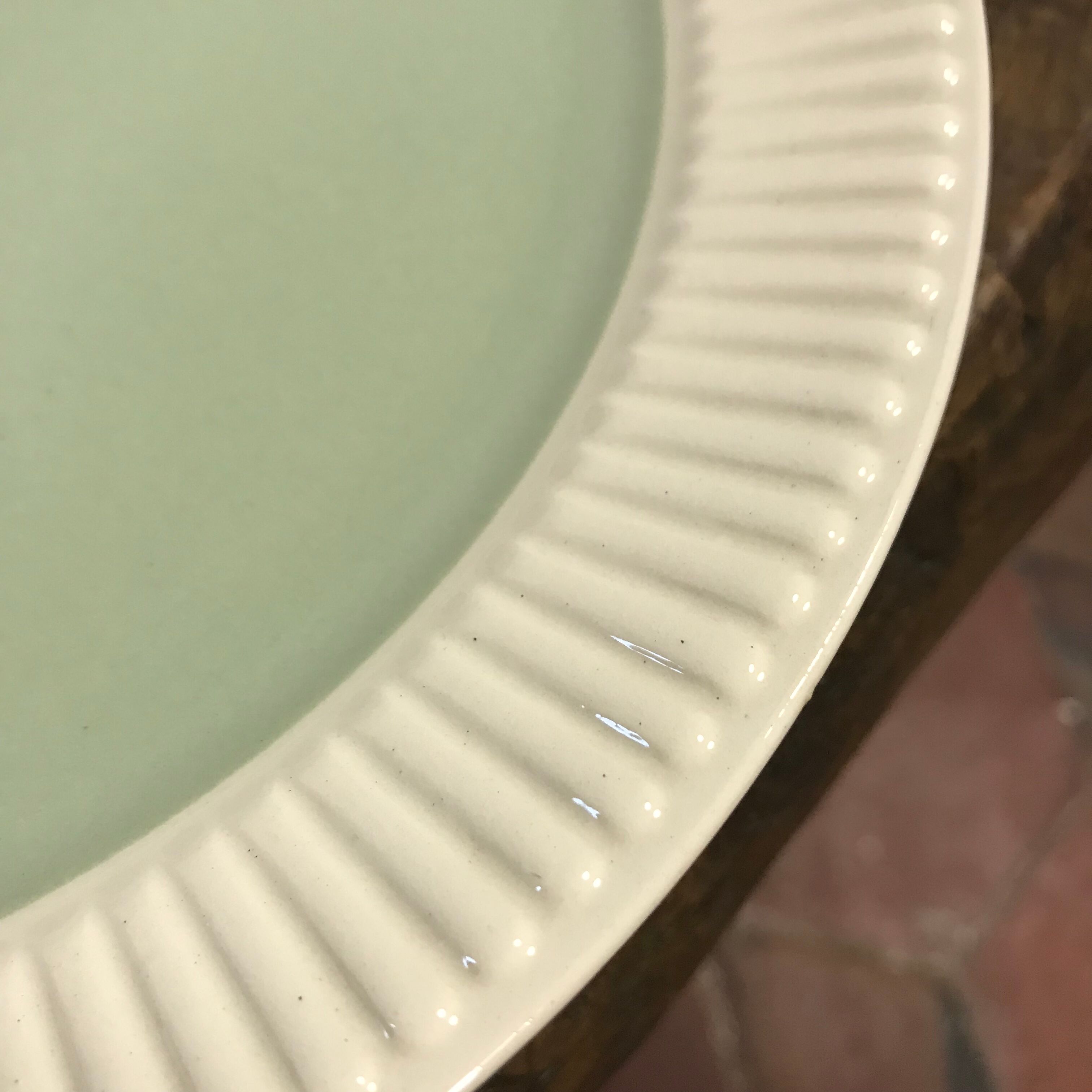 Set of 8 vintage flat plates capri by Villeroy Boch