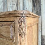 Large antique high oak sideboard