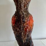 Vase amphore vintage en faïence Callauris