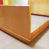 Art Deco sycamore bed