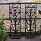 Paire de grilles de porte en fer forgé provenance Dammarie
