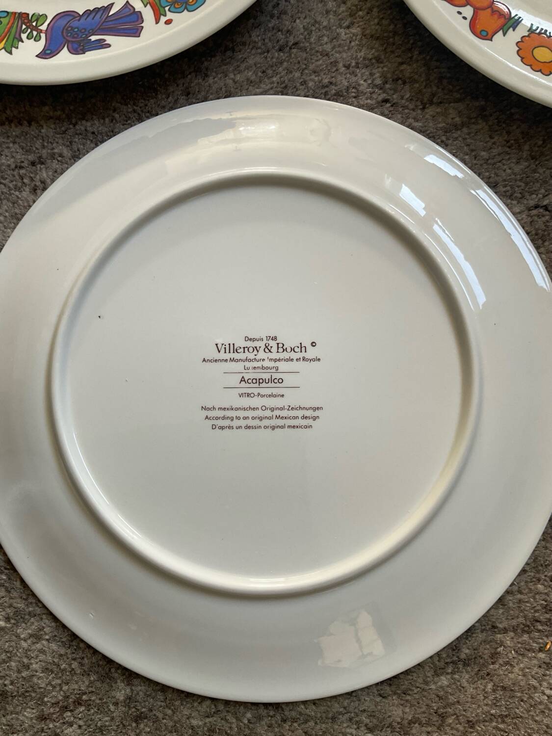 Villeroy & Boch Acapulco Set of 3 Dessert Plates