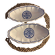 2 small oval dishes in Gien Rouan earthenware