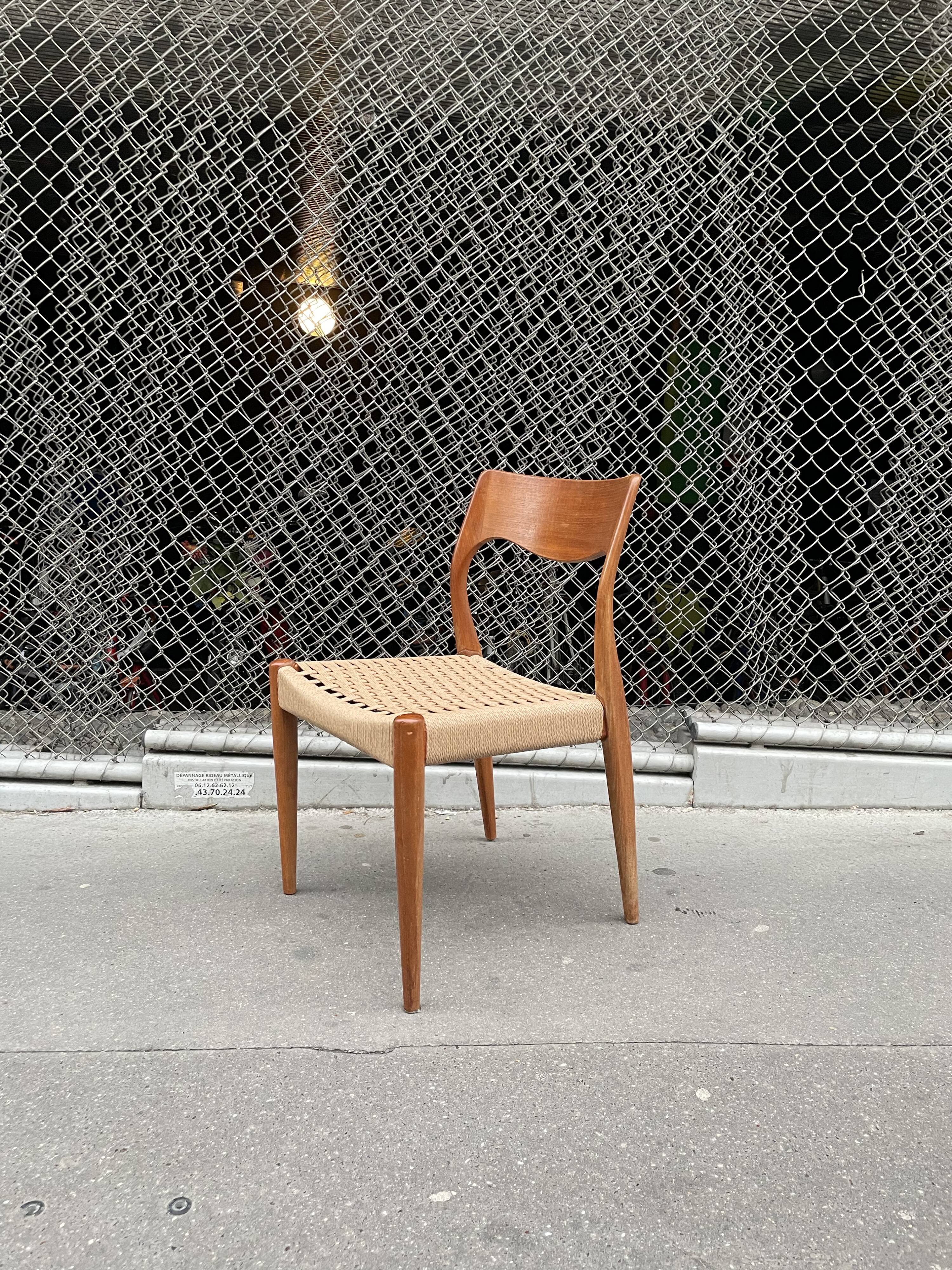 Roped chair by Niels Otto Möller 1960