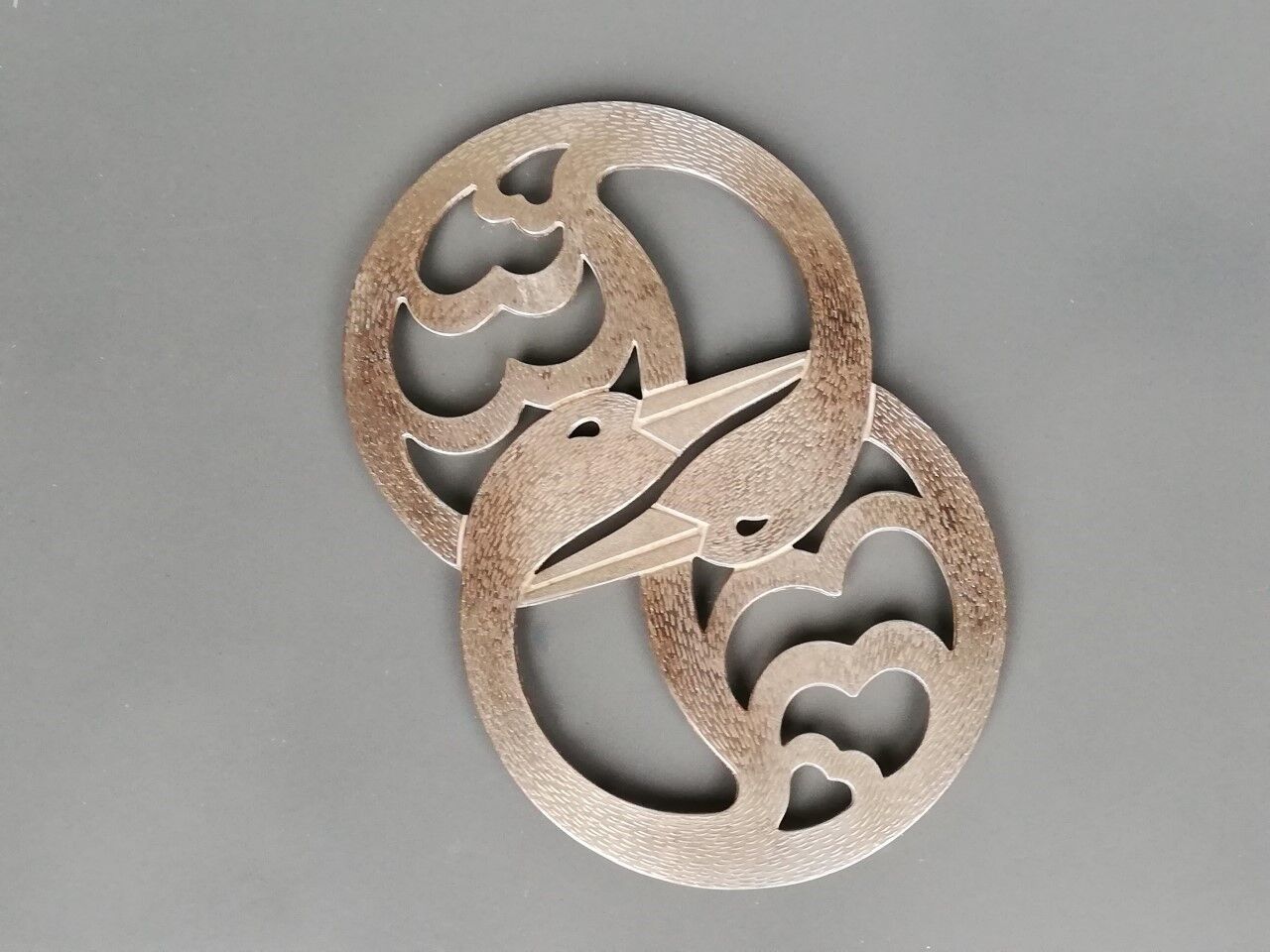 Vintage metal flat bottoms