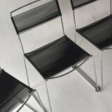 Set of 4 Spaghetti chairs by Giandomenico Belotti for Alias, Italy