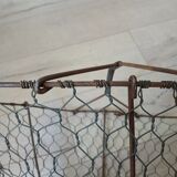Antique metal basket + wire
