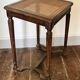 Antique piano stool, wood and caning - Louis XVI style, late 19th century.