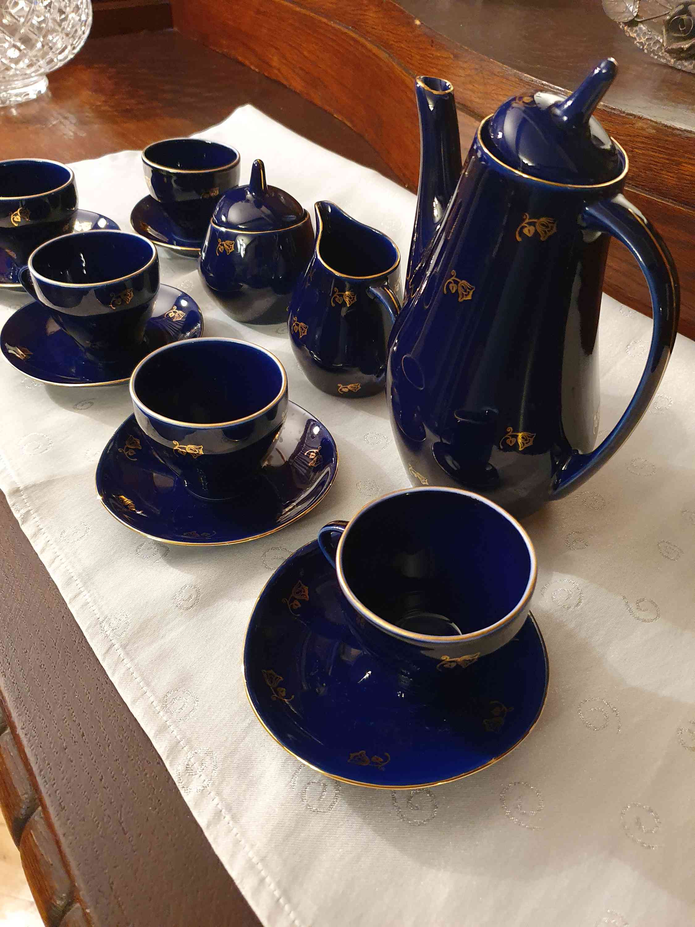 Ewa coffee service Tulowice, Project by Lucyna and Kazimierz Kowalski. The 60s of the Polish People