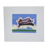 Lithographie en couleurs sur papier Fabriano par Hardy Strid, années 1950
