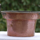 Cache pot en cuivre (fleur)