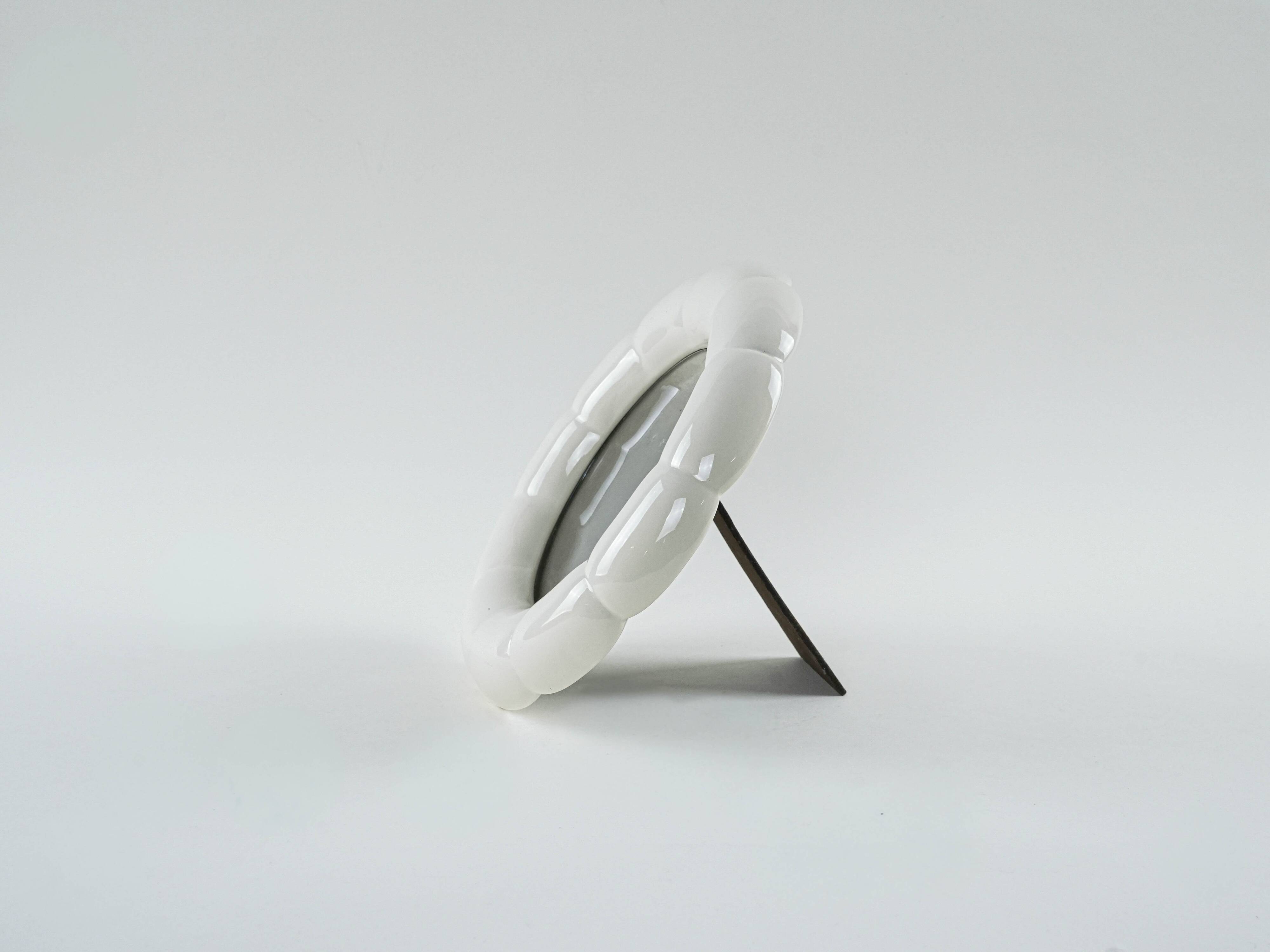Decorative porcelain frame, Italian design, 1970s, production: Italy