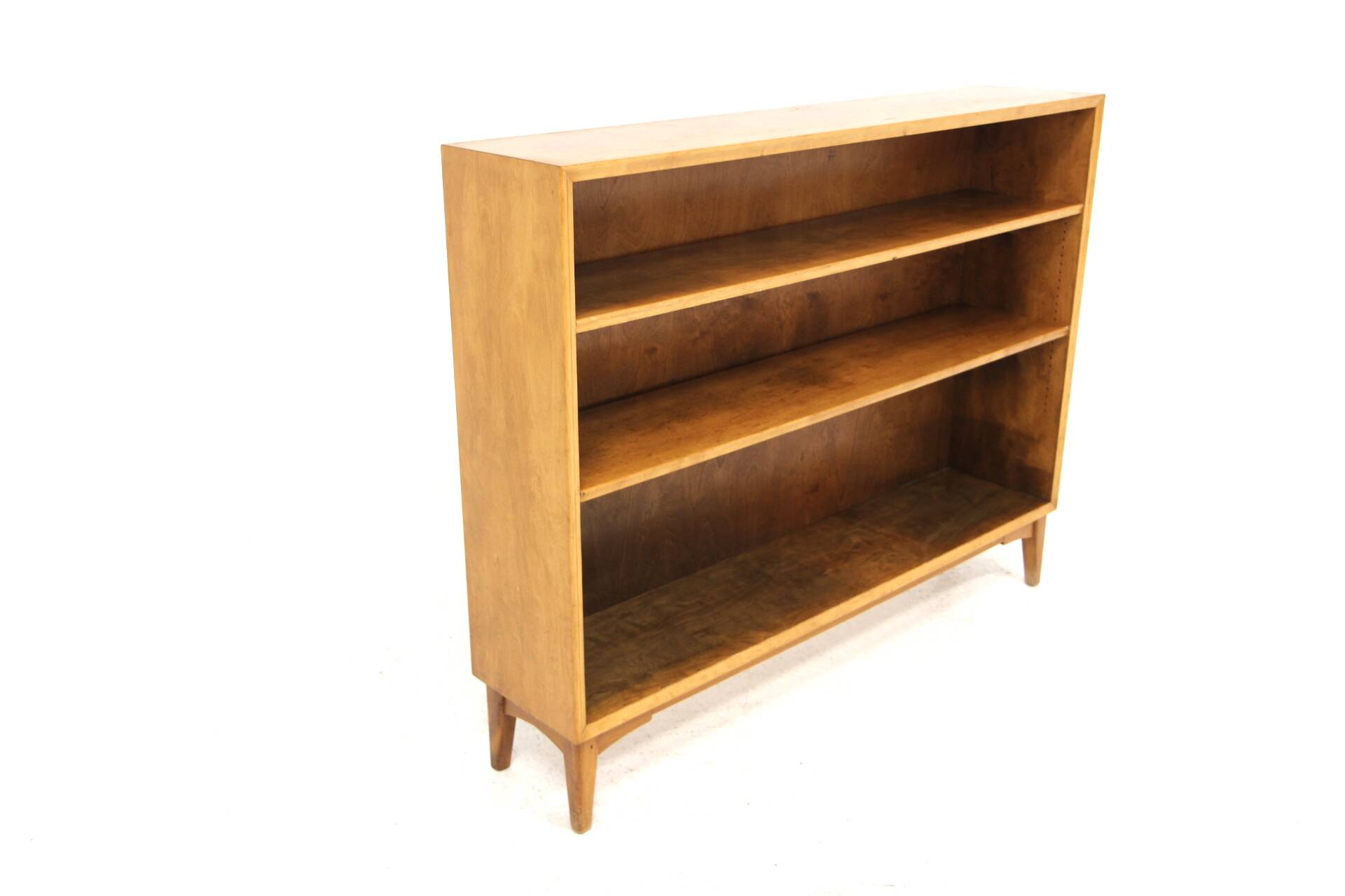 Scandinavian birch bookcase, Sweden, 1960