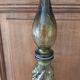 Italian carafe genius glass bottle from Empoli 60s 70s.