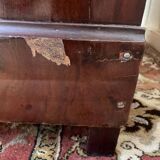 Commode Louis Philippe acajou et marbre