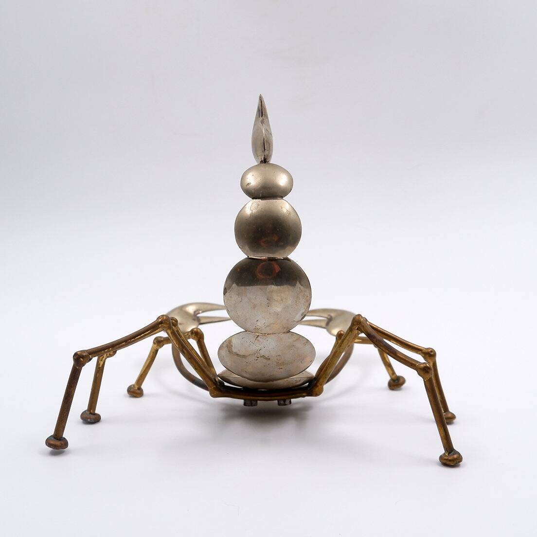 Brass and metal scorpion - 1970s