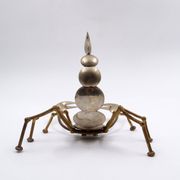 Brass and metal scorpion - 1970s