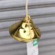 Pair of enamelled sheet metal and glass pendant lights