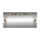 Brasserie mirror in glass with eglomisé decoration "The Paradise Birds"