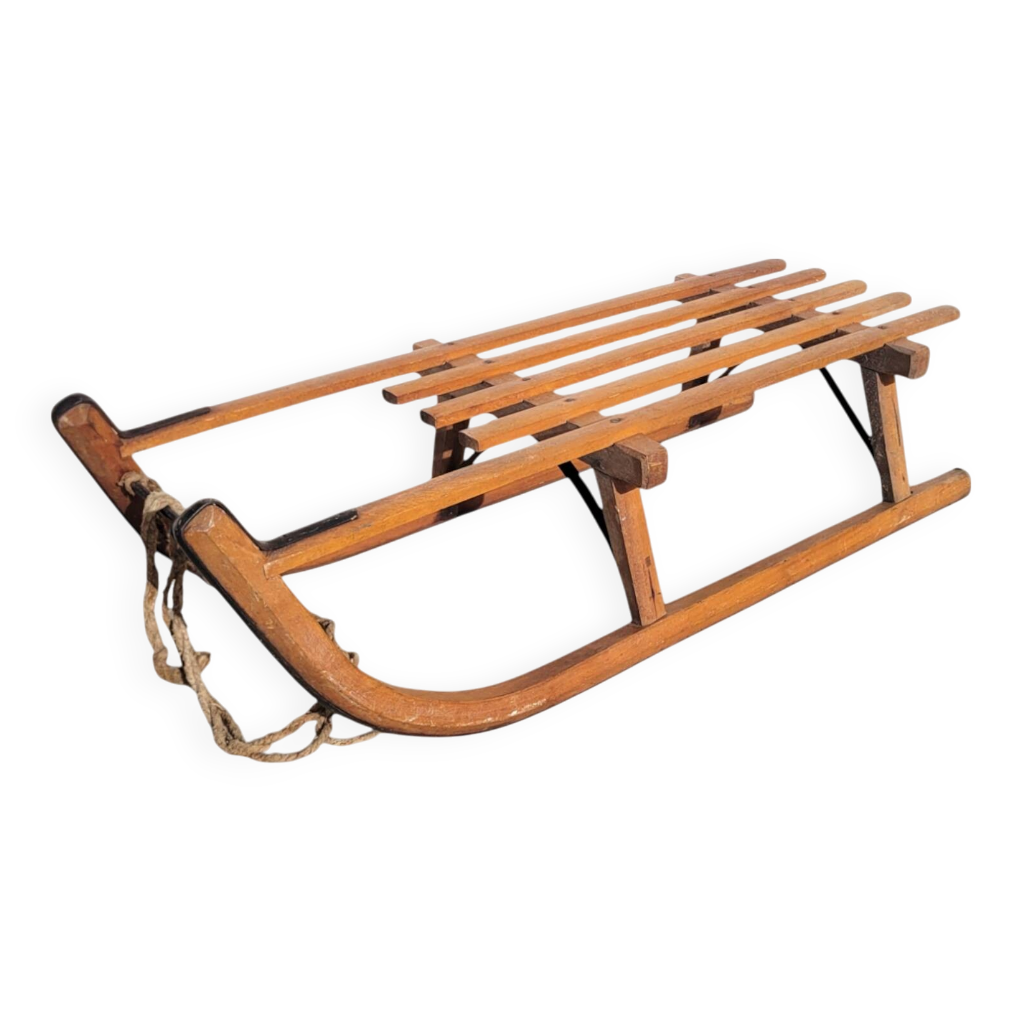Old wooden sled