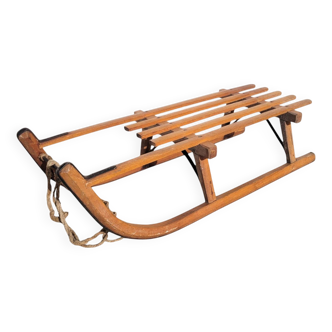 Old wooden sled