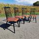Set of 4 vintage fanett tapiovaara chairs