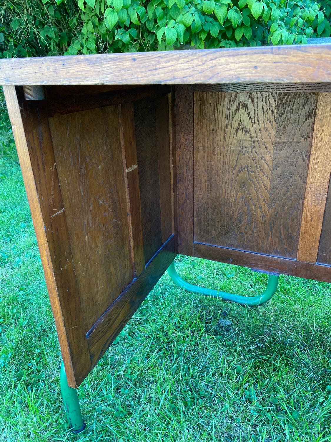 Vintage school teacher's desk